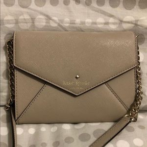 Taupe cross body